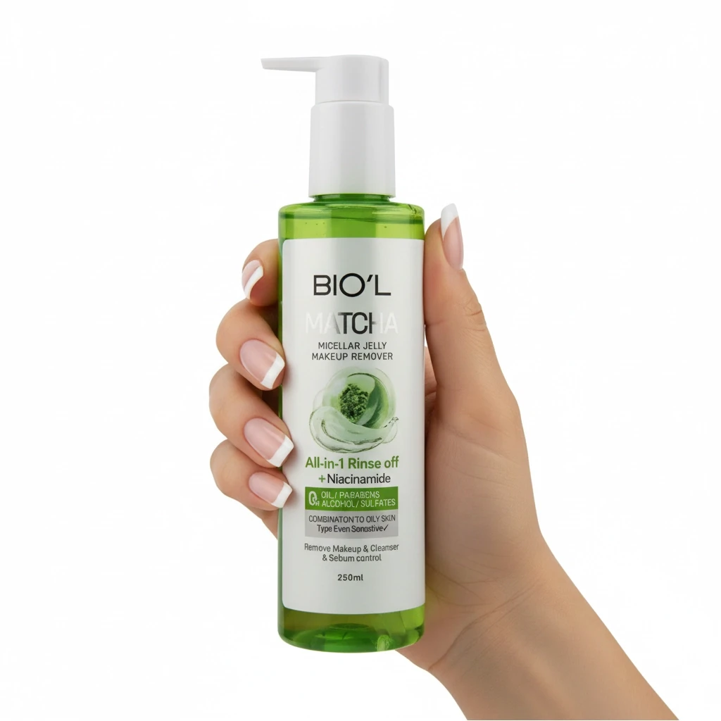 میسلار ژل پاک کننده آرایش حاوی ماچا بیول